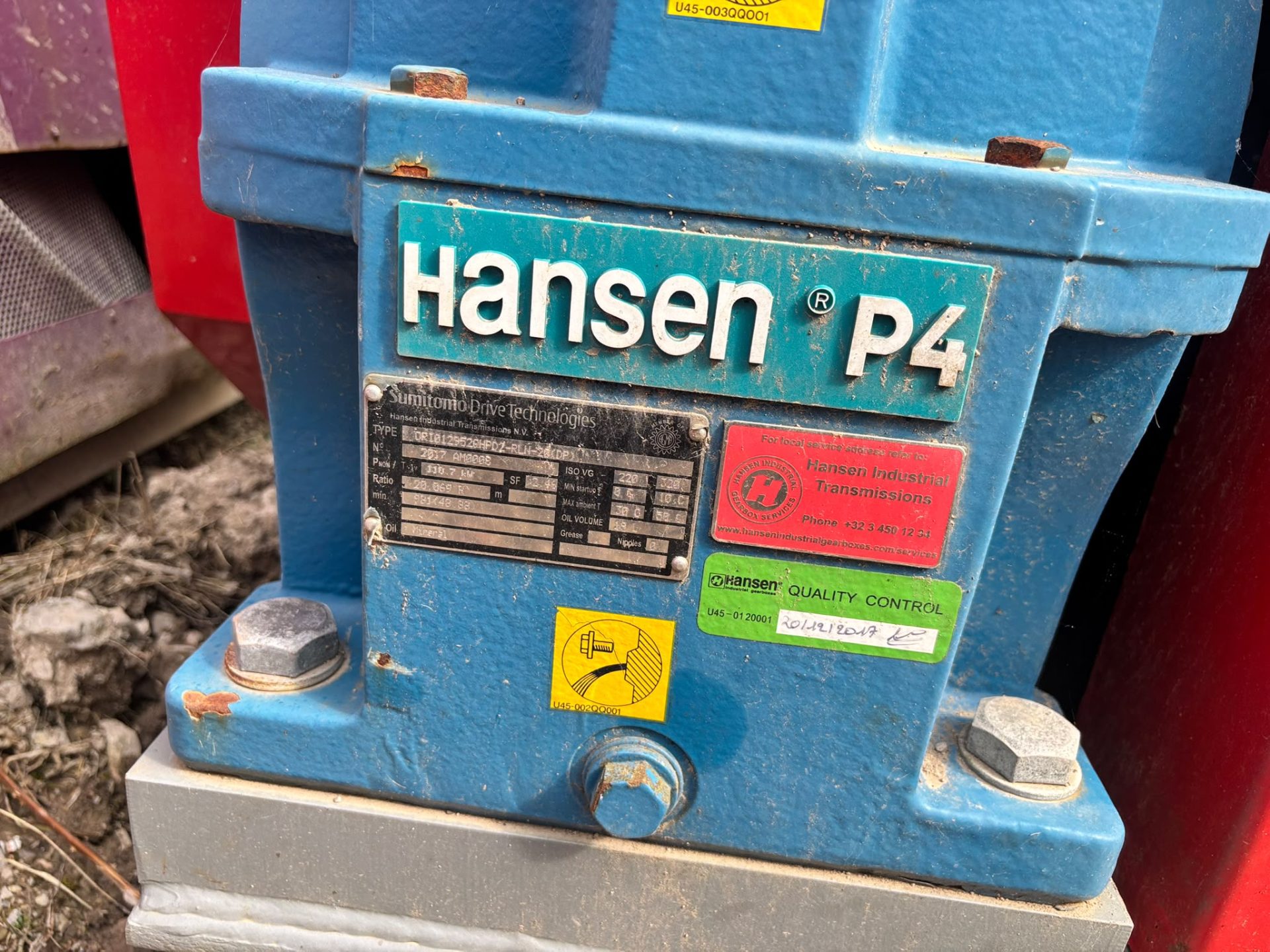 2018 RENTEC SHREDDER SHREDDING UNIT WEG MOTOR HANSEN GEARBOX INDUSTRIAL WASTE RECYCLING MACHINE - Image 4