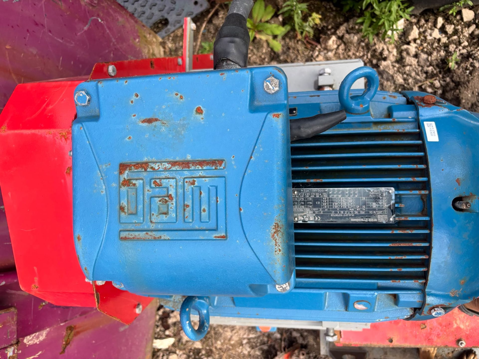 2018 RENTEC SHREDDER SHREDDING UNIT WEG MOTOR HANSEN GEARBOX INDUSTRIAL WASTE RECYCLING MACHINE - Image 7
