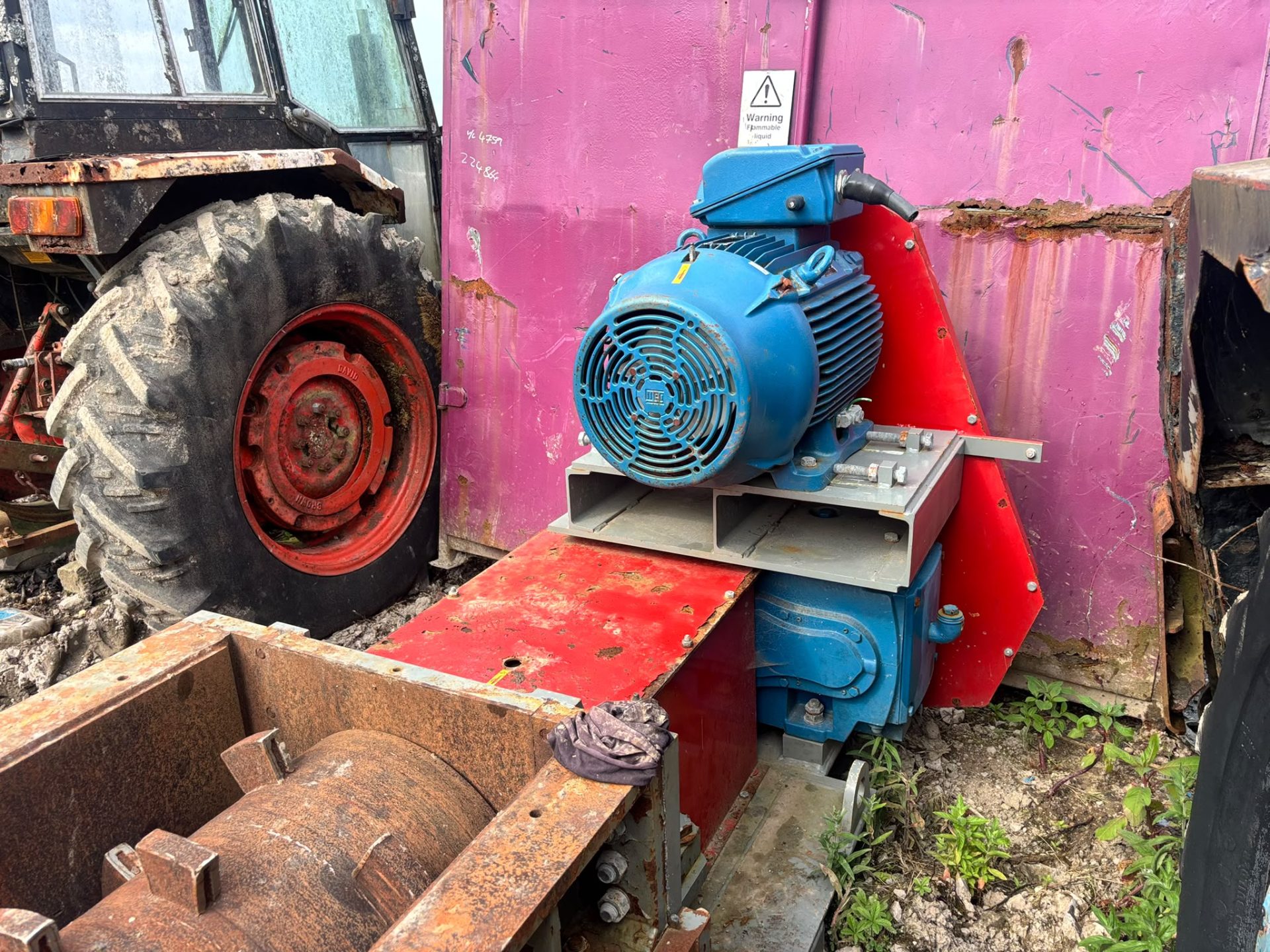 2018 RENTEC SHREDDER SHREDDING UNIT WEG MOTOR HANSEN GEARBOX INDUSTRIAL WASTE RECYCLING MACHINE - Image 10