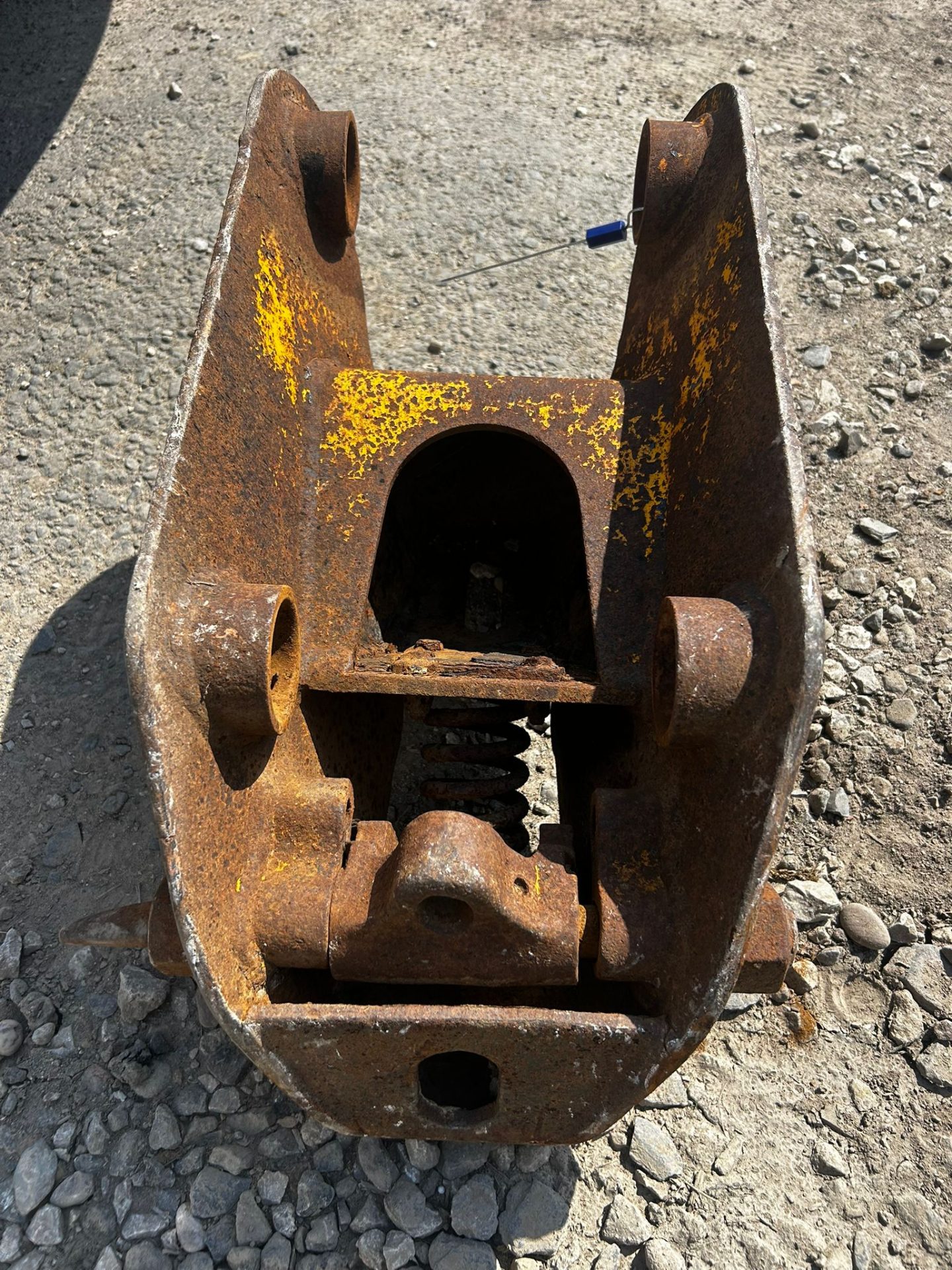 JCB 3CX MANUAL QUICK HITCH QUICK RELEASE HITCH DIGGER EXCAVATOR BACKHOE ATTACHMENT 55MM PINS - Image 6