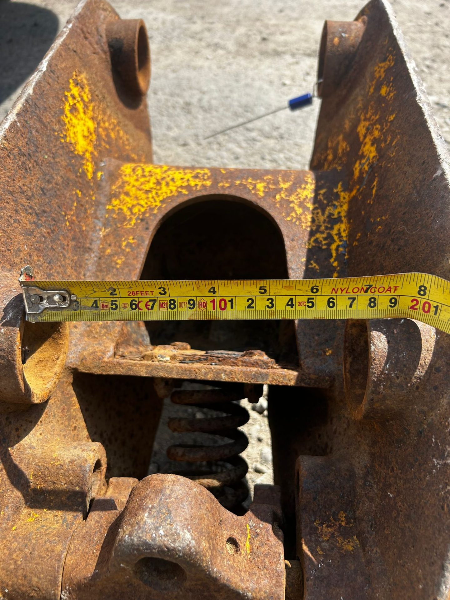 JCB 3CX MANUAL QUICK HITCH QUICK RELEASE HITCH DIGGER EXCAVATOR BACKHOE ATTACHMENT 55MM PINS - Image 9