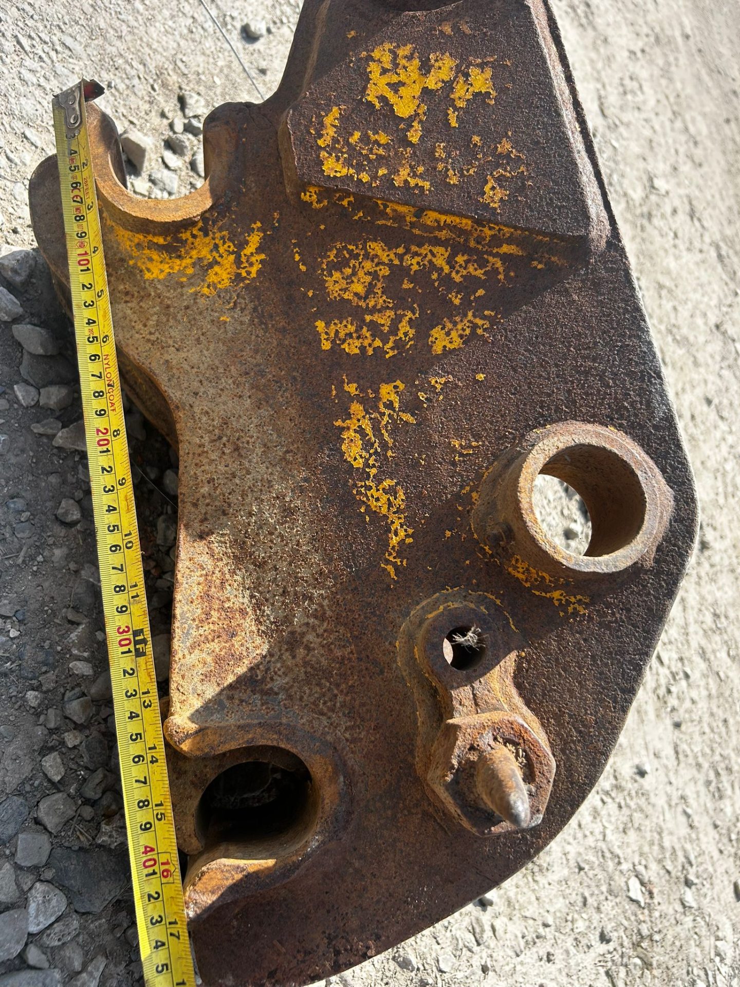 JCB 3CX MANUAL QUICK HITCH QUICK RELEASE HITCH DIGGER EXCAVATOR BACKHOE ATTACHMENT 55MM PINS - Image 10