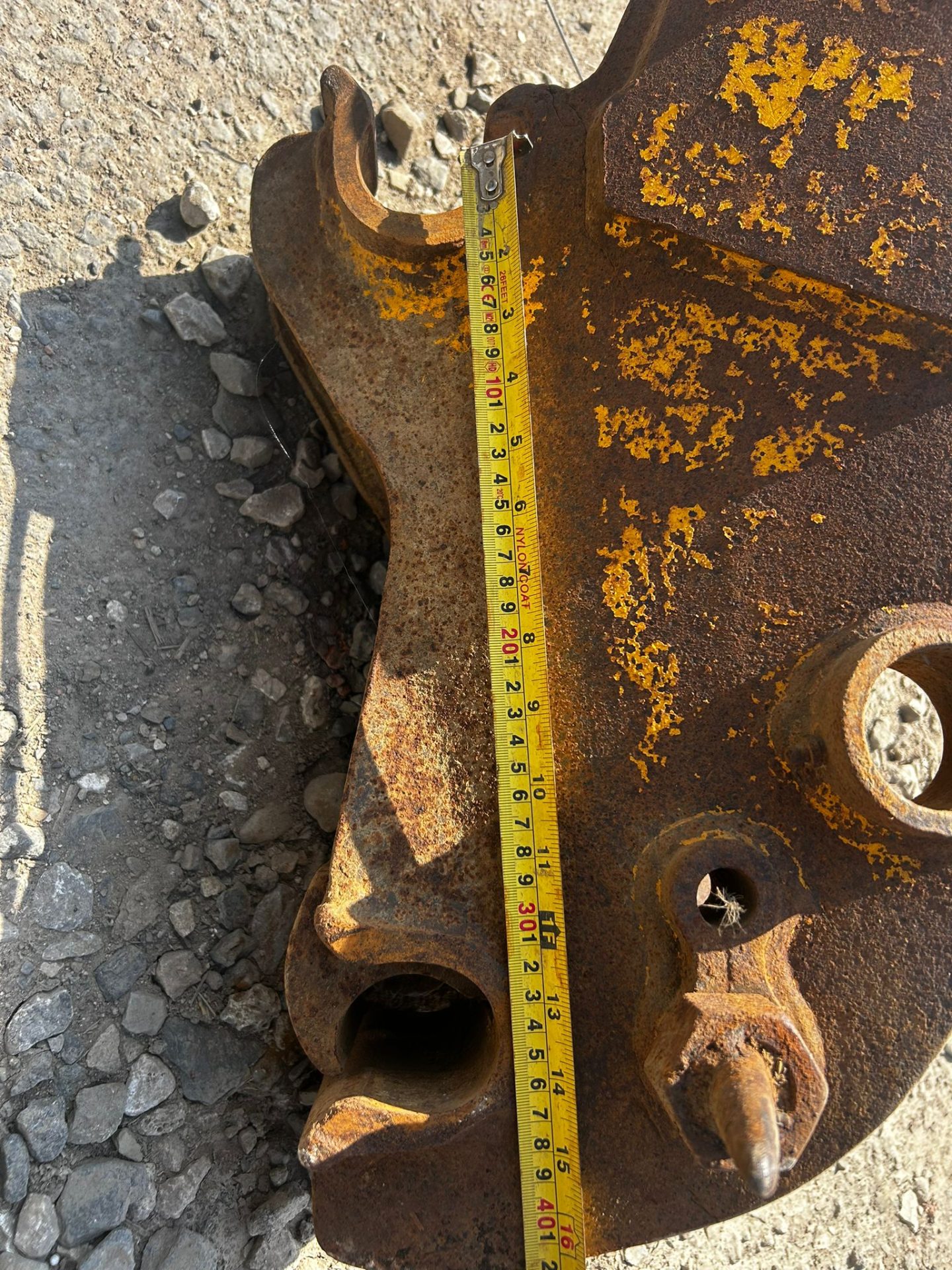 JCB 3CX MANUAL QUICK HITCH QUICK RELEASE HITCH DIGGER EXCAVATOR BACKHOE ATTACHMENT 55MM PINS - Image 13