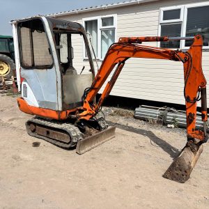 HITACHI EX1.5 MINI DIGGER RUBBER TRACKS EXPORT MICRO EXCAVATOR 3 BUCKETS