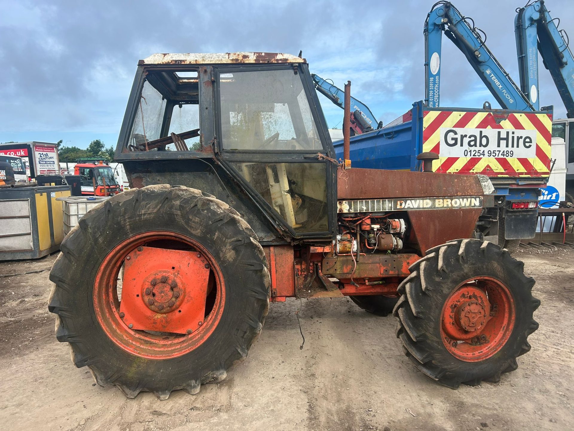 DAVID BROWN 1490 4WD TRACTOR – SPARES OR REPAIRS - Image 12
