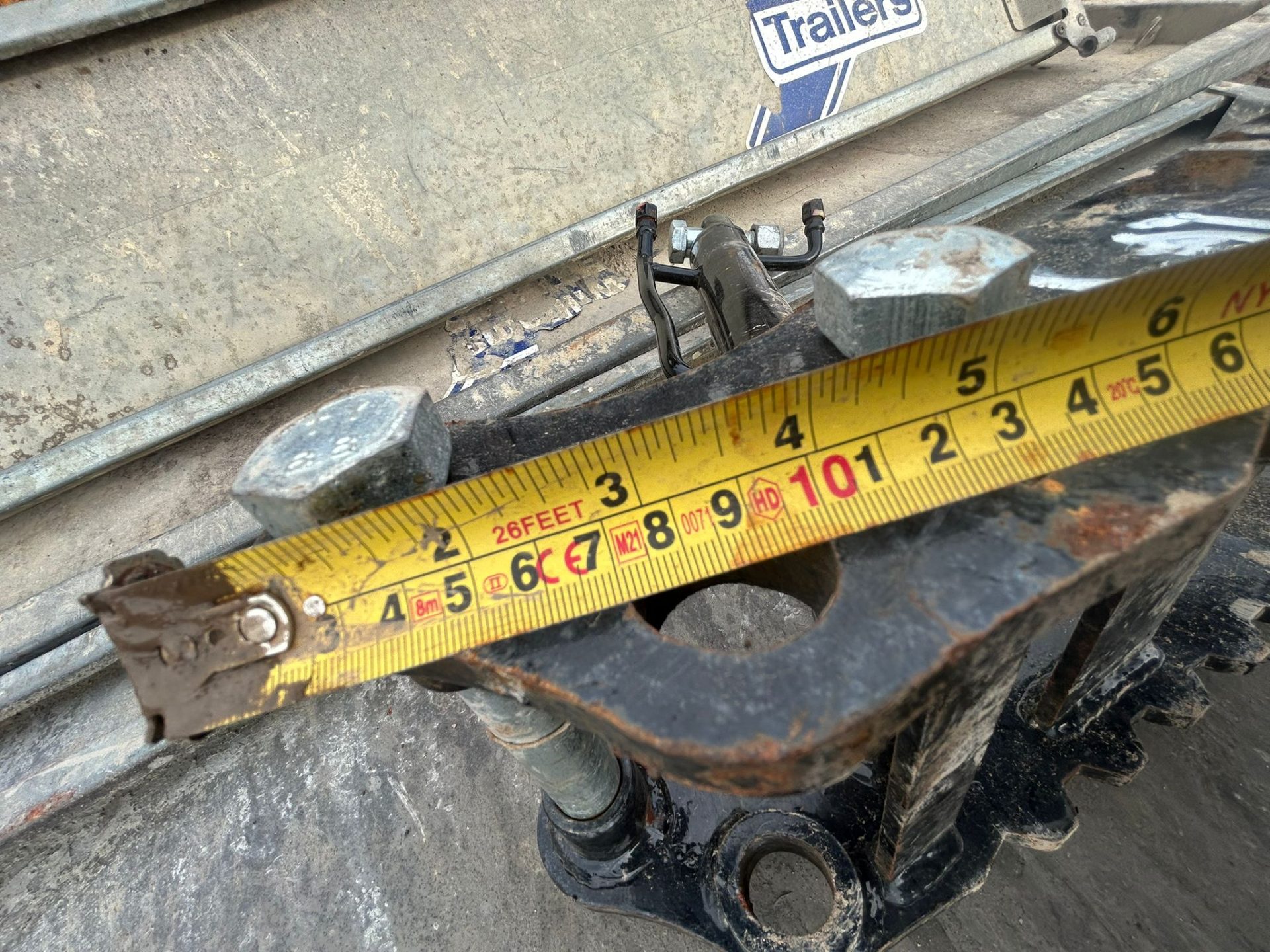 HYDRAULIC THUMB GRAB EXCAVATOR THUMB CLAMP GRAPPLE DIGGER ATTACHMENT QUICK HITCH - Image 3
