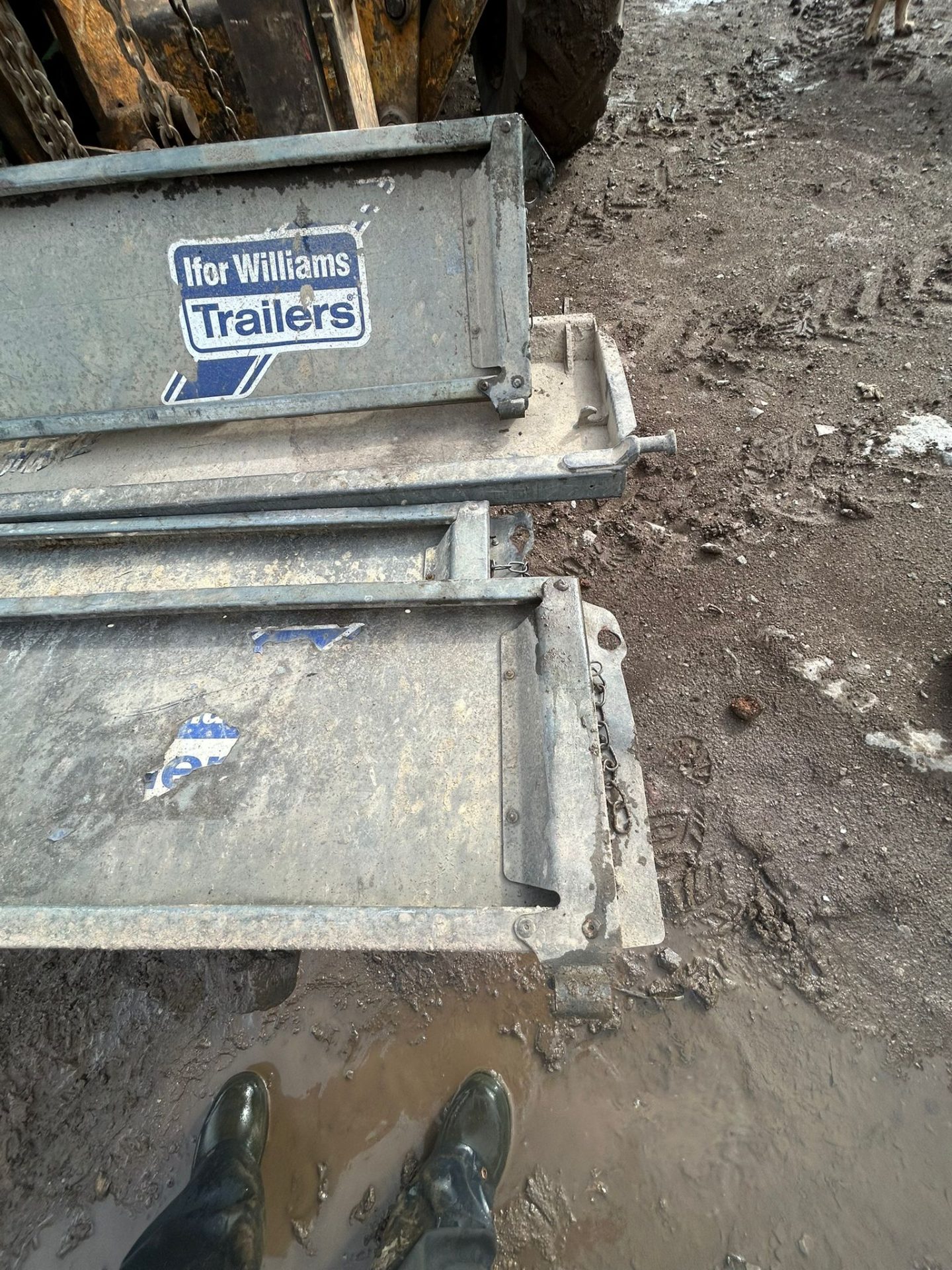 GENUINE IFOR WILLIAMS TRAILER DROPSIDES SIDE PANELS TAILGATE SET GALVANISED 163.5CM 195CM - Image 2
