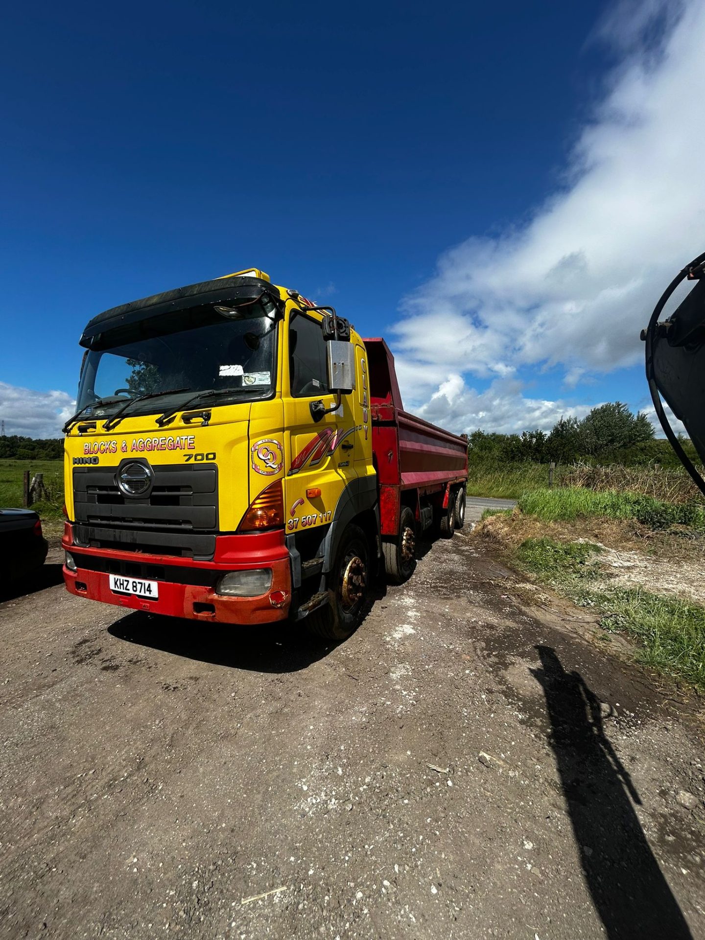 2008 HINO 700 8X4 TIPPER LORRIE WAGON SINGLE RAM TIPPING BODY TRUCK LORRY