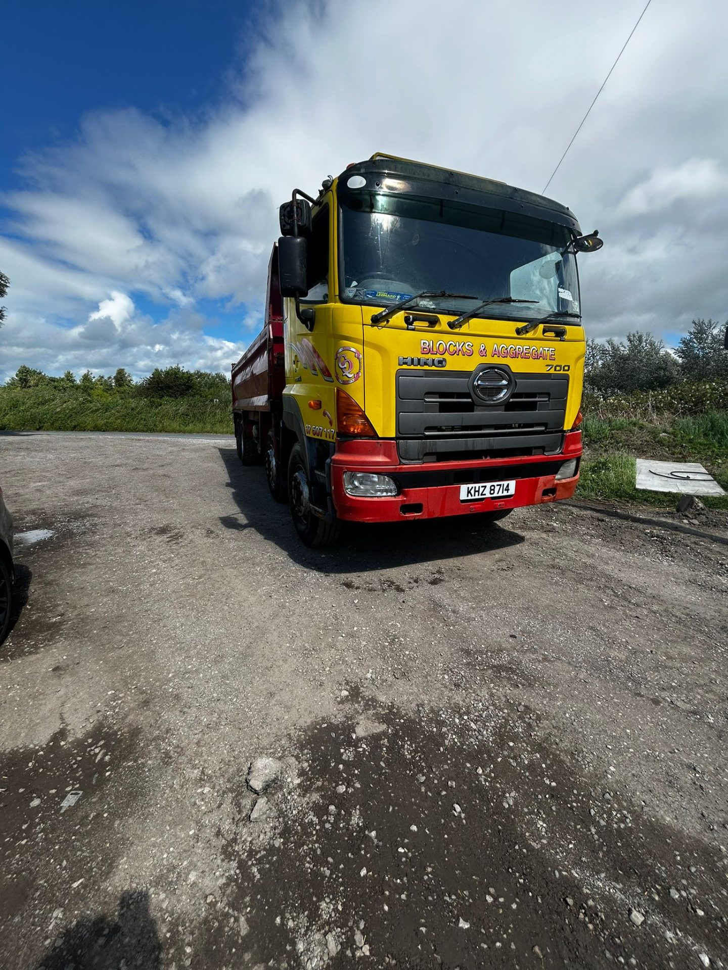 2008 HINO 700 8X4 TIPPER LORRIE WAGON SINGLE RAM TIPPING BODY TRUCK LORRY - Image 3