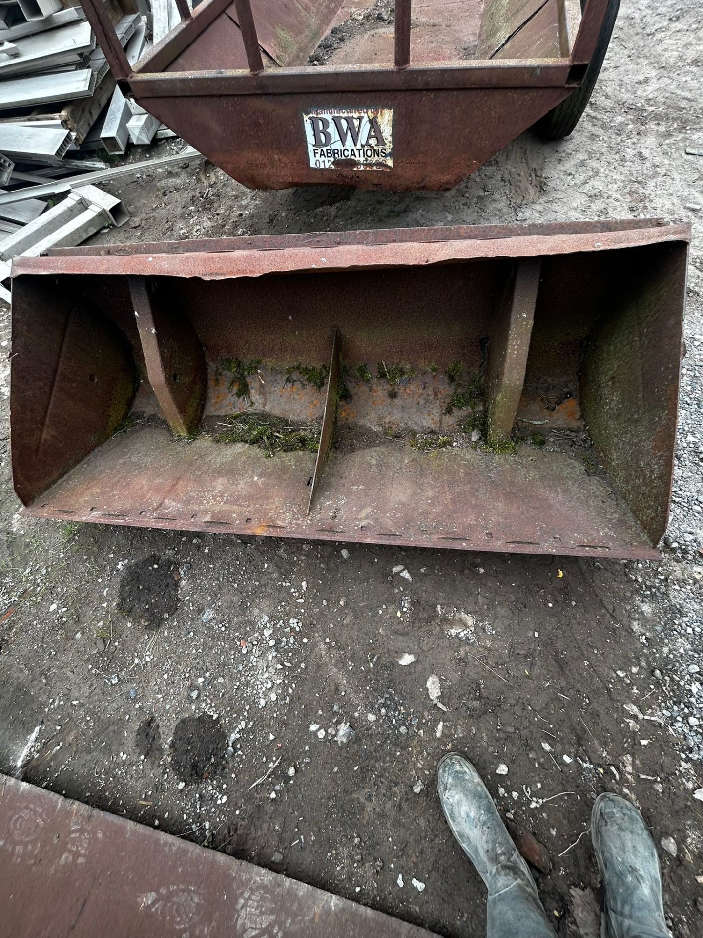 175CM DITCHING GRADING BUCKET LOADER TELEHANDLER TRACTOR FARM MUCK STONE BUCKET - Image 2