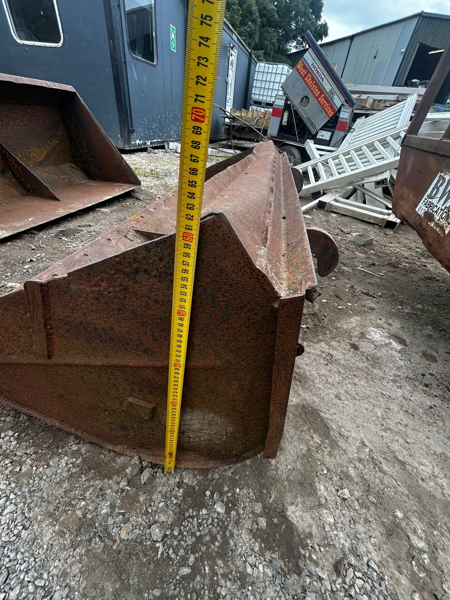175CM DITCHING GRADING BUCKET LOADER TELEHANDLER TRACTOR FARM MUCK STONE BUCKET - Image 7