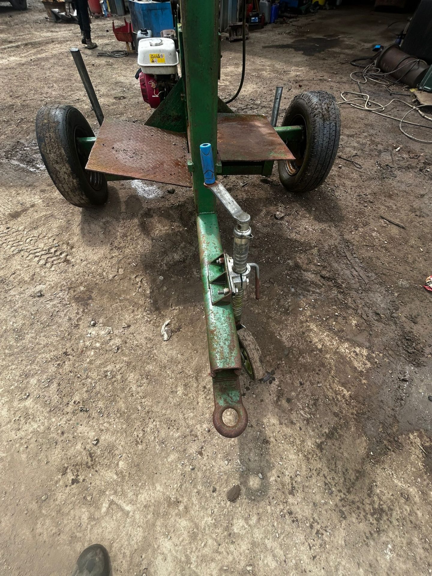 HYDRAULIC BLOCK CUTTER SANDSTONE STONE SPLITTER HONDA GX160 TOWABLE - Image 6