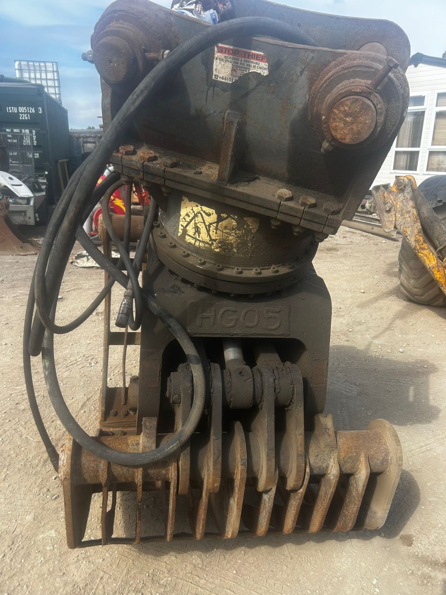 ROTATING SELECTOR GRAB SCRAP WASTE EXCAVATOR SELECTA HYDRAULIC GRAB
