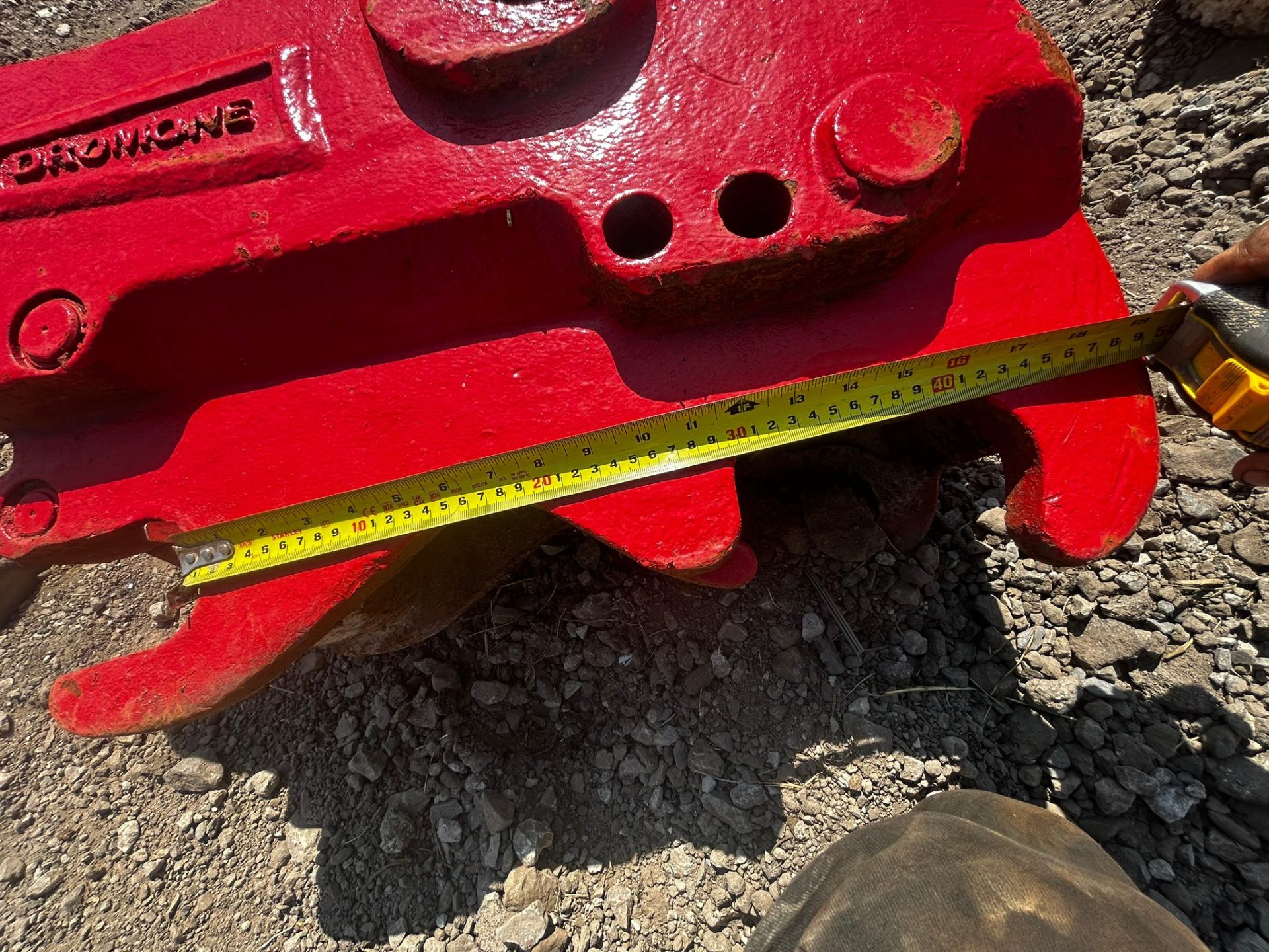 DROMONE HYDRAULIC QUICK HITCH 65MM PINS 13 TON EXCAVATOR DIGGER - Image 10