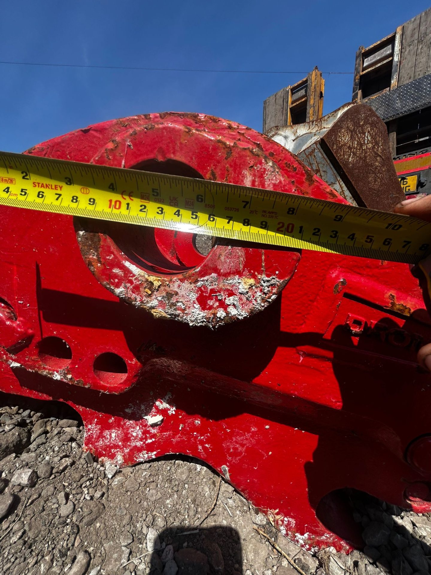 DROMONE HYDRAULIC QUICK HITCH 65MM PINS 13 TON EXCAVATOR DIGGER - Image 11