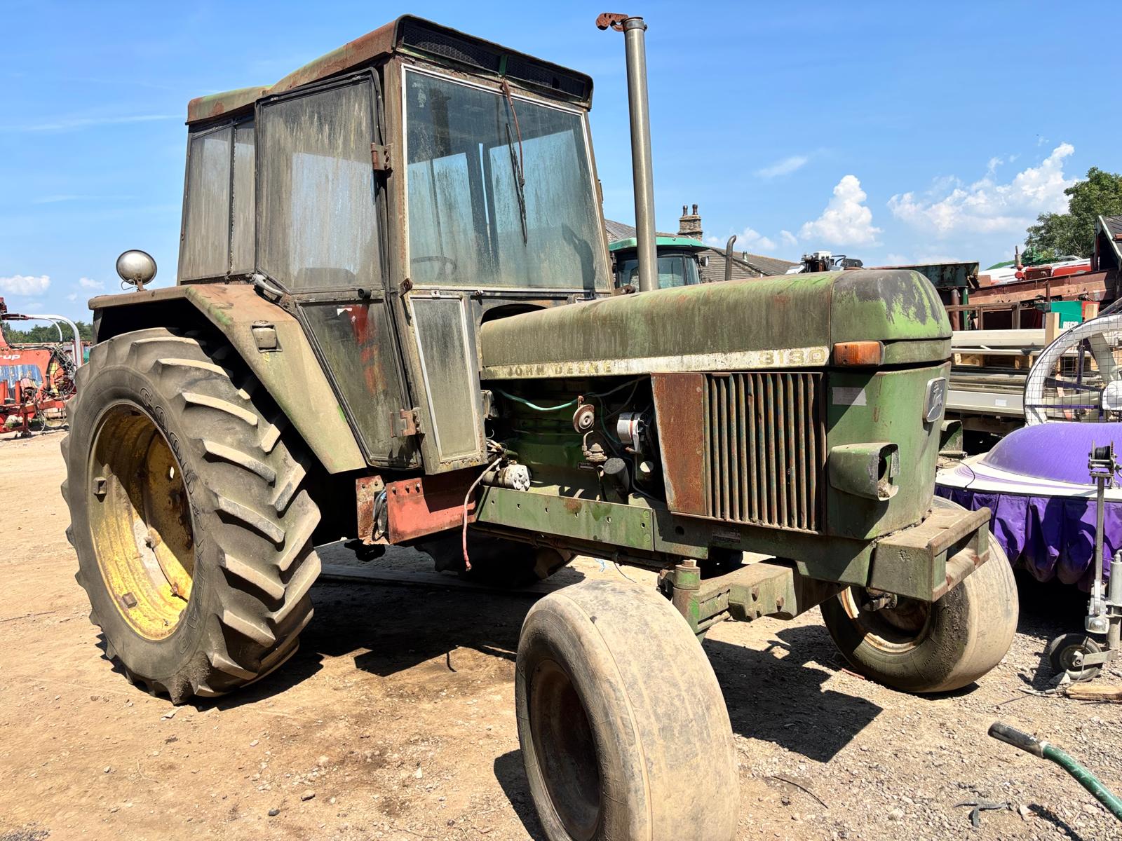JOHN DEERE 3130 2WD TRACTOR SEIZED ENGINE SPARES REPAIRS