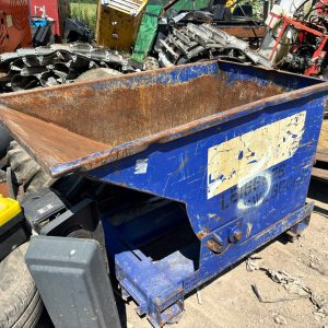 FORKLIFT SELF TIPPING SKIP RUBBLE WASTE BIN SITE YARD