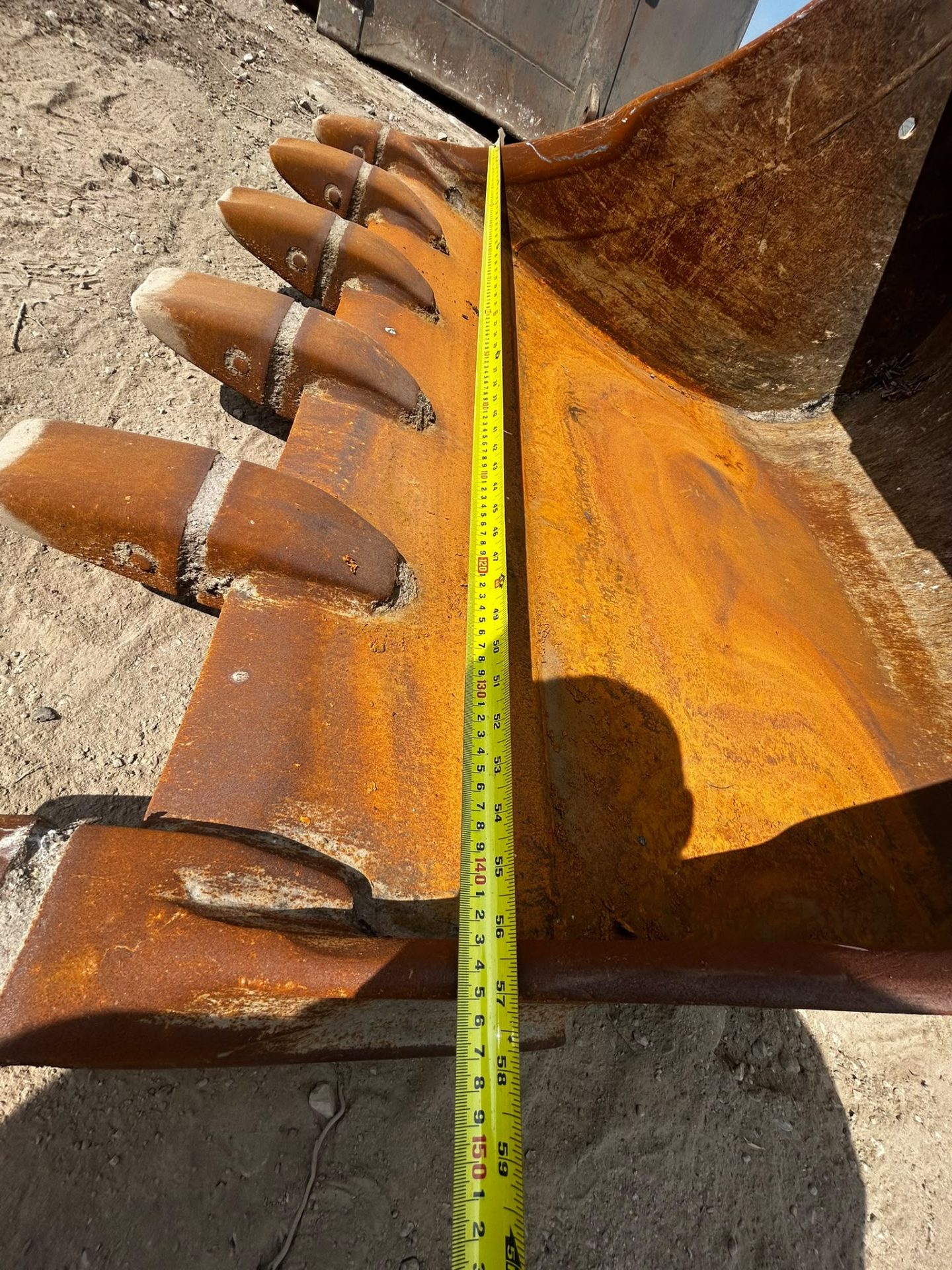 5FT DIGGING BUCKET 80MM PINS JCB HITACHI DOOSAN HYUNDAI DAEWOO - Image 8