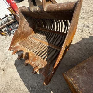 5FT RIDDLE SKELETON BUCKET 80MM PINS JCB HITACHI DOOSAN HYUNDAI DIGGER EXCAVATOR