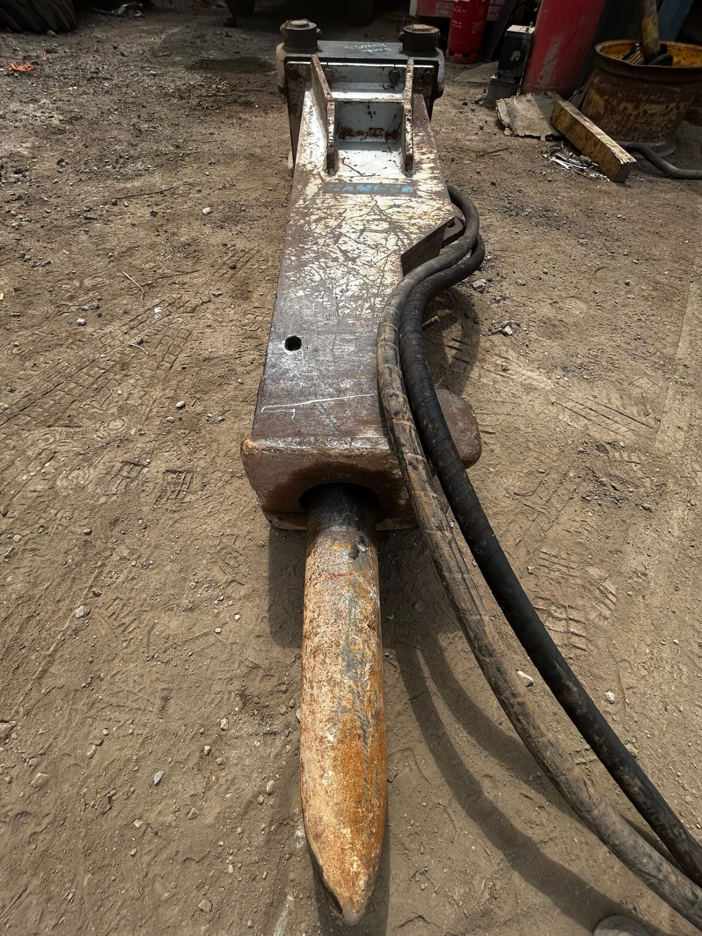 HYDRAULIC BREAKER PECKER 80MM PINS EXCAVATOR DIGGER FULLY WORKING