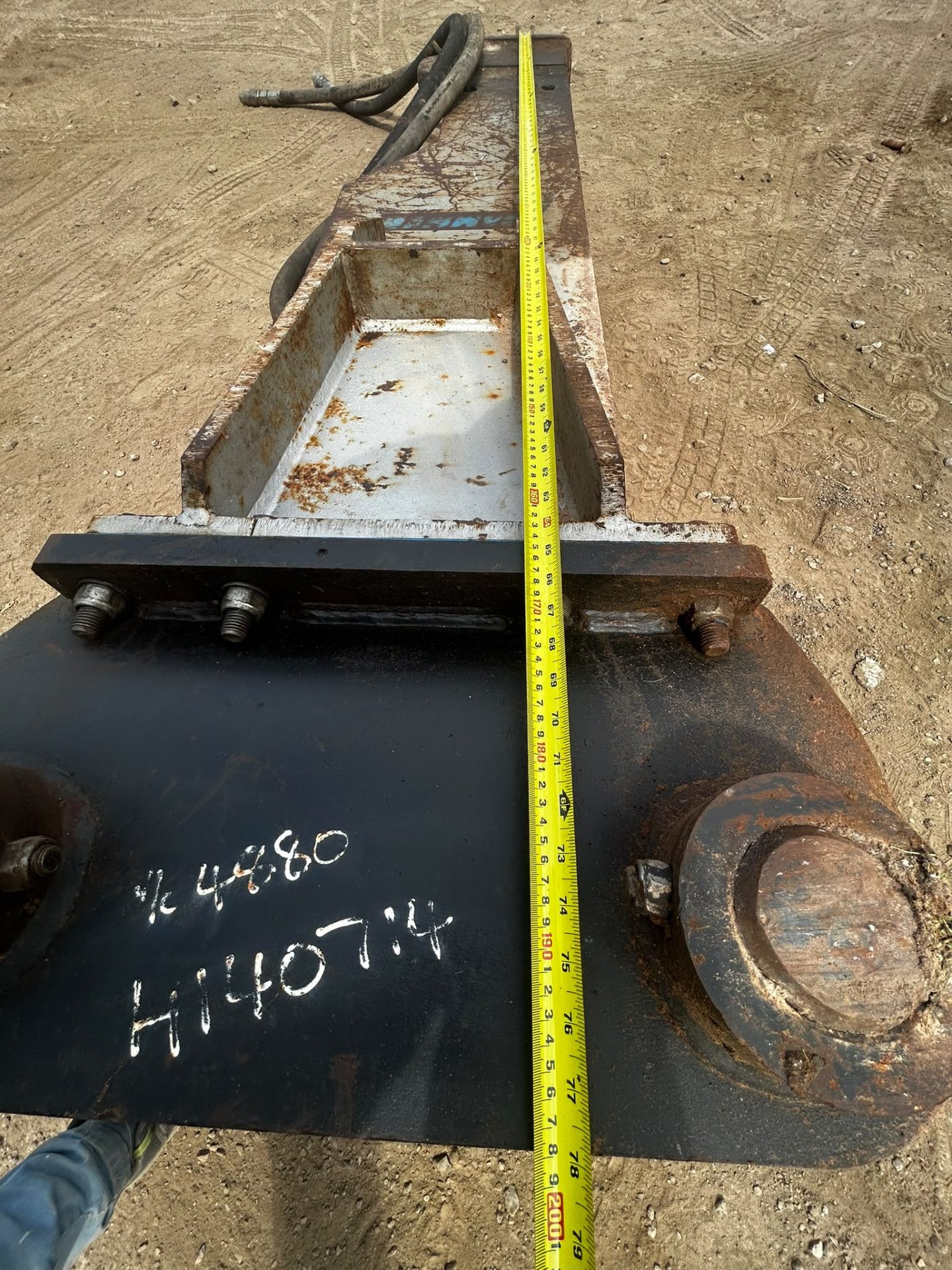 HYDRAULIC BREAKER PECKER 80MM PINS EXCAVATOR DIGGER FULLY WORKING - Image 10