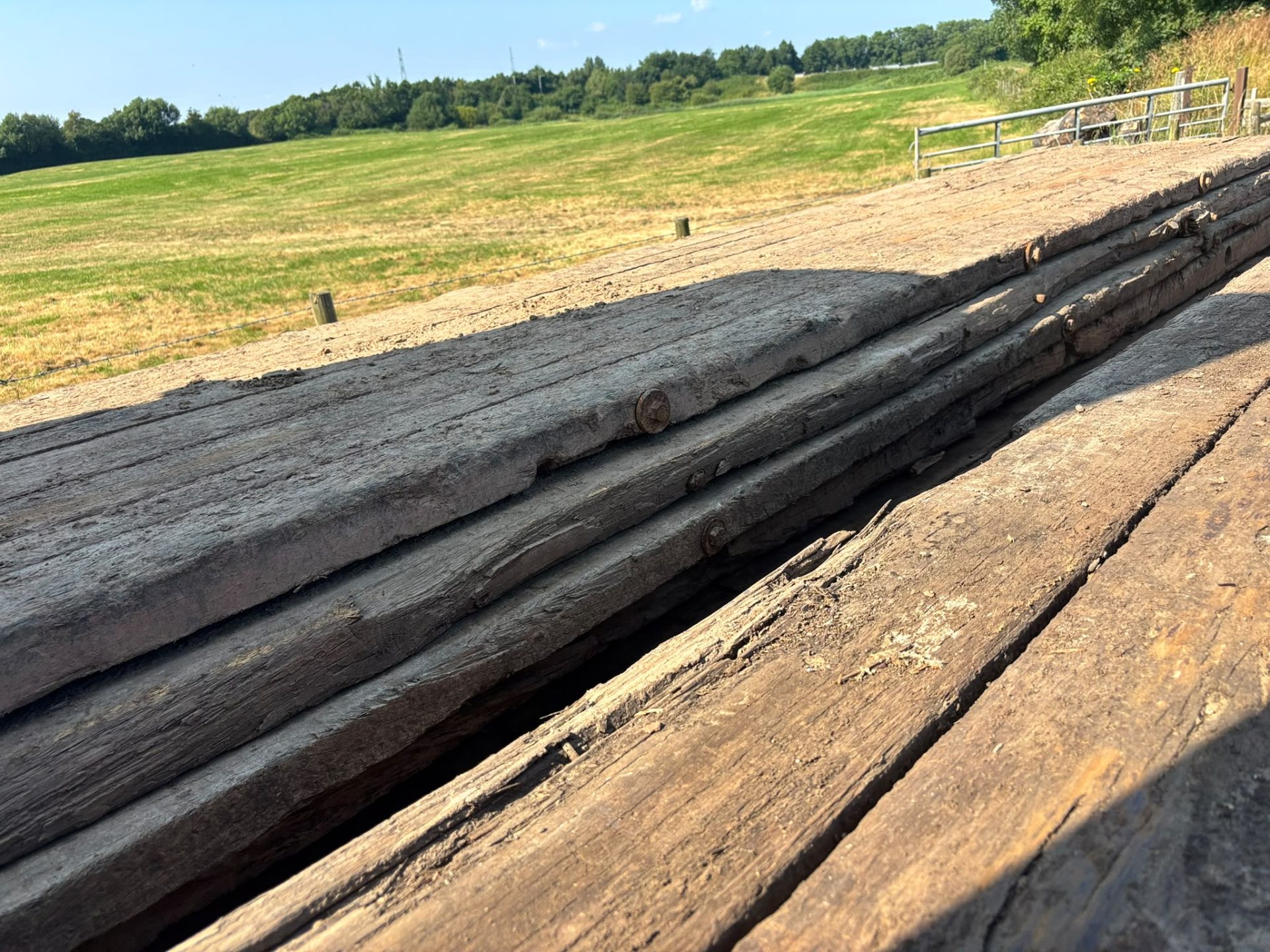 7 X 6M HARDWOOD TIMBER BOG MATS GROUND PROTECTION TRACKWAY - Image 10