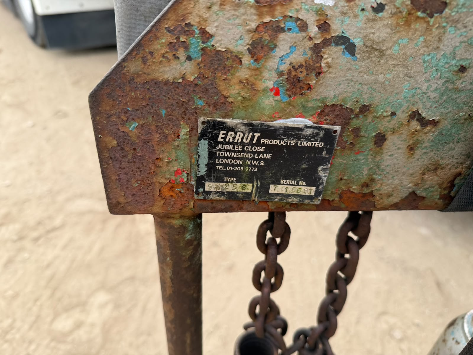 ERRUT SS258 HYDRAULIC STONE SPLITTER CHOPPER GUILLOTINE PAVING CUTTER - Image 2