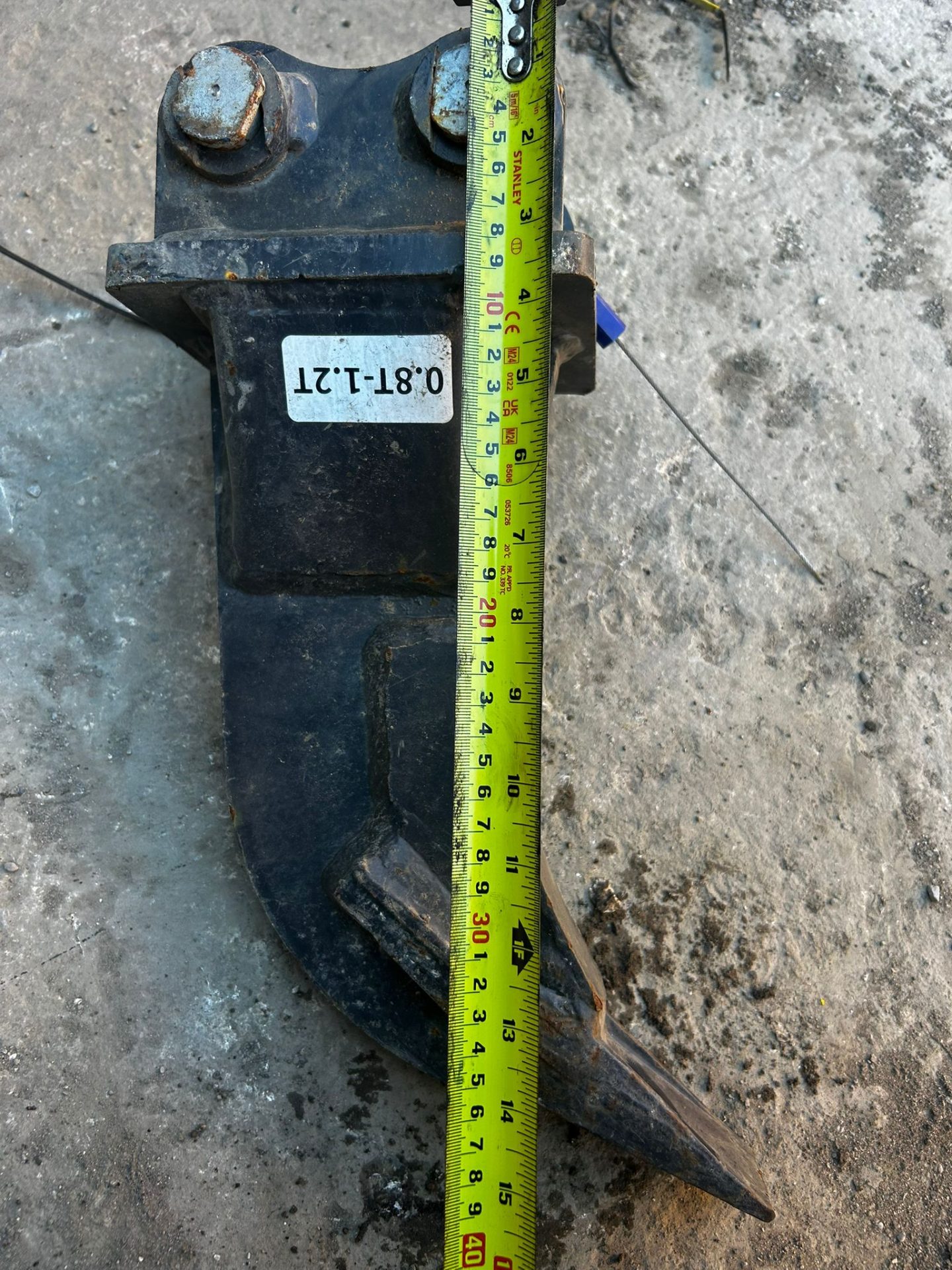 MINI DIGGER RIPPER TOOTH 0.8-1.2 TON 25MM PINS EXCAVATOR JCB BOSS HITACHI - Image 7