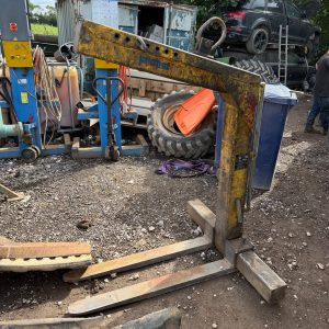 PROBST 2500KG ADJUSTABLE CRANE PALLET FORKS – HIAB LIFTING FORKS