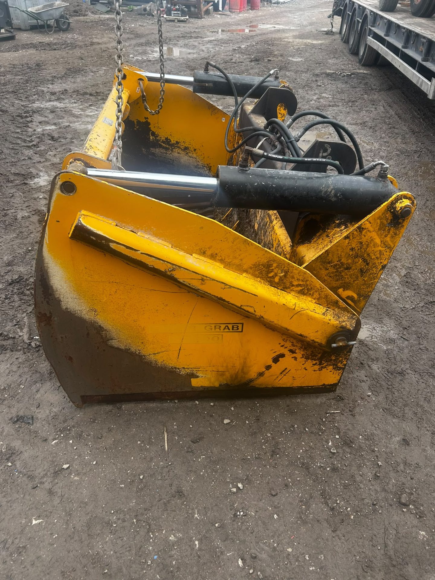 HYDRAULIC EXCAVATOR SHEAR GRAB BUCKET – 6FT 6IN WIDE – JCB BOSS HITACHI VOLVO - Image 4