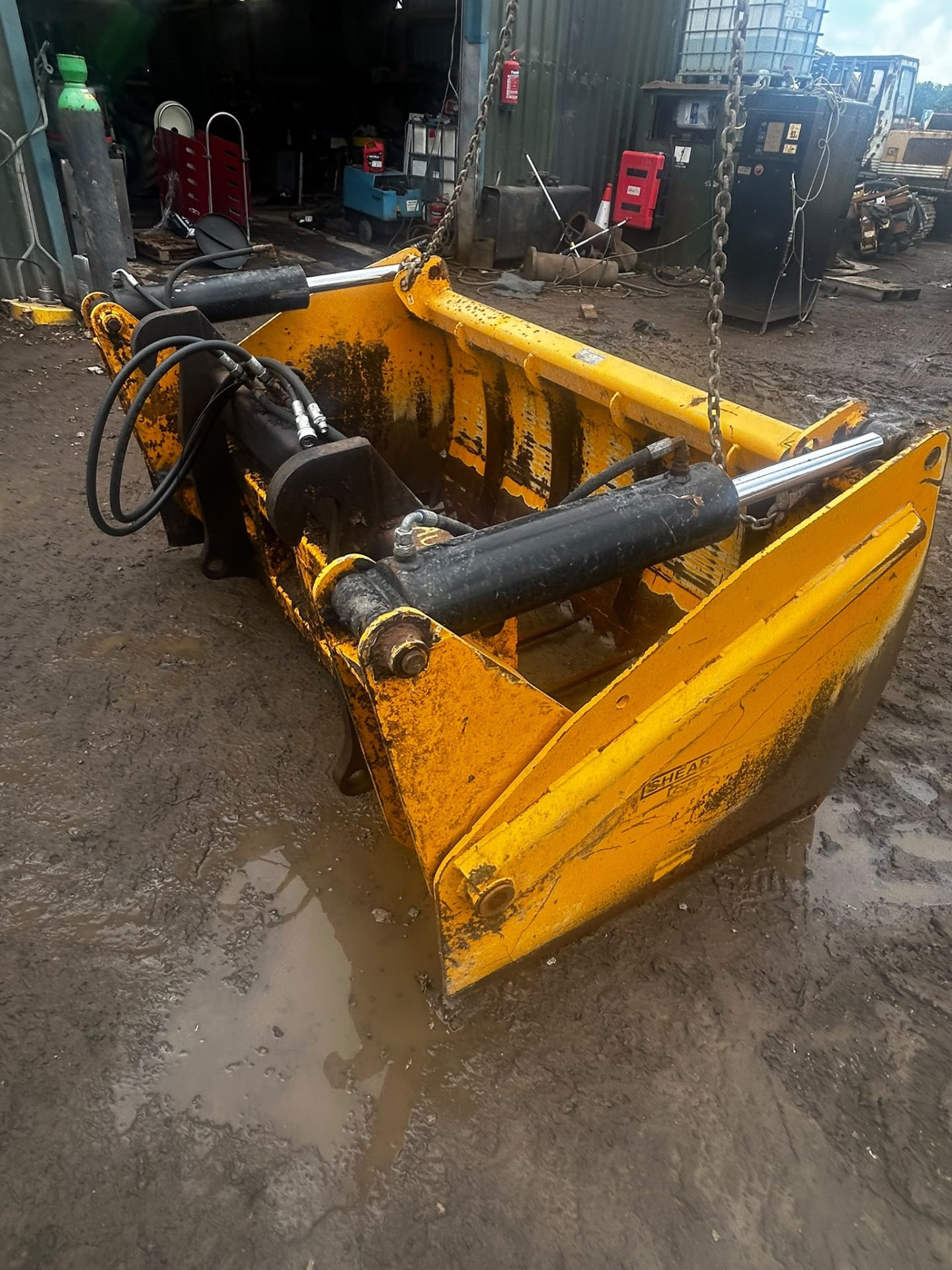 HYDRAULIC EXCAVATOR SHEAR GRAB BUCKET – 6FT 6IN WIDE – JCB BOSS HITACHI VOLVO - Image 6