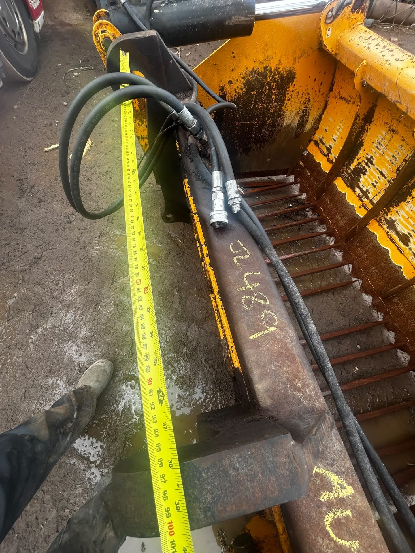 HYDRAULIC EXCAVATOR SHEAR GRAB BUCKET – 6FT 6IN WIDE – JCB BOSS HITACHI VOLVO - Image 10