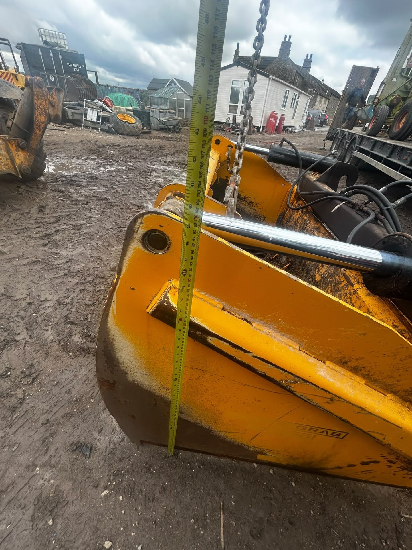 HYDRAULIC EXCAVATOR SHEAR GRAB BUCKET – 6FT 6IN WIDE – JCB BOSS HITACHI VOLVO - Image 12