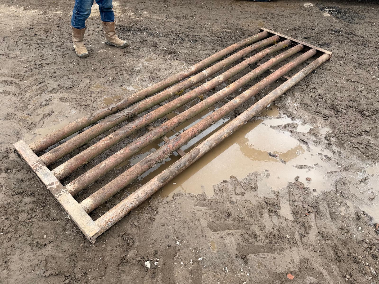 2 X HEAVY-DUTY STEEL CATTLE GRIDS 10FT X 3FT FARM TRACK GATEWAY - Image 6