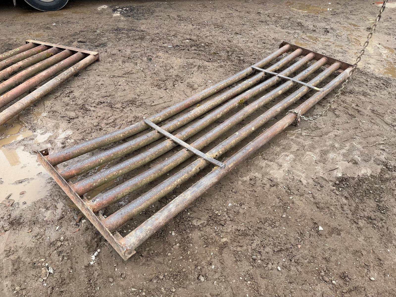 2 X HEAVY-DUTY STEEL CATTLE GRIDS 10FT X 3FT FARM TRACK GATEWAY - Image 7