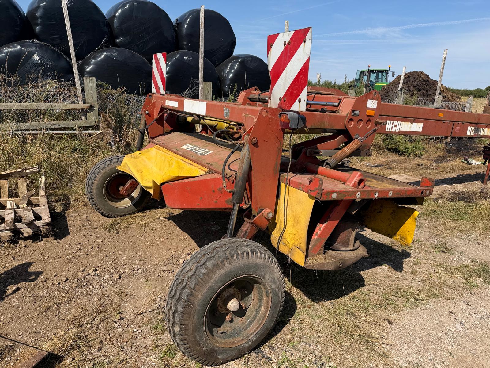 RECO FELLA 10FT TRAILED MOWER CONDITIONER GRASS CUTTER FLAIL FARM TRACTOR