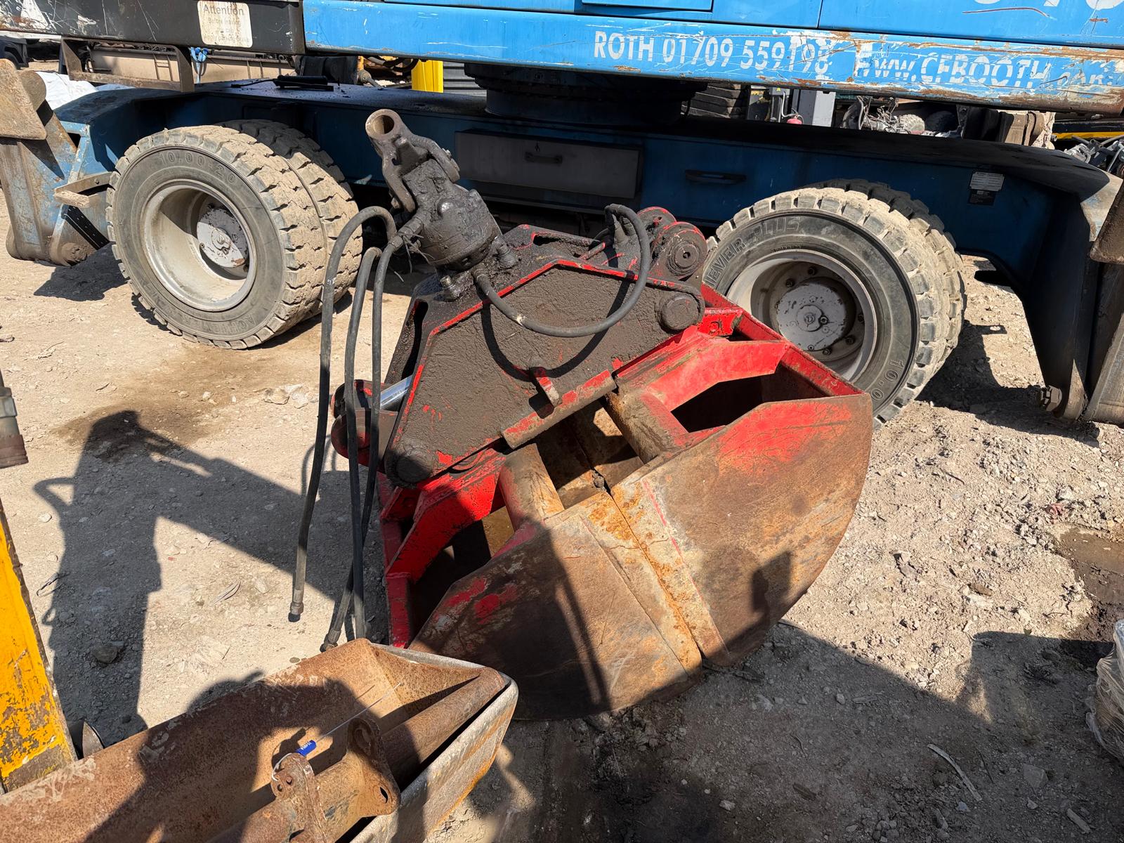 900MM CLAMSHELL BUCKET HIAB GRAB WAGON TRUCK LORRY ATTACHMENT - Image 3