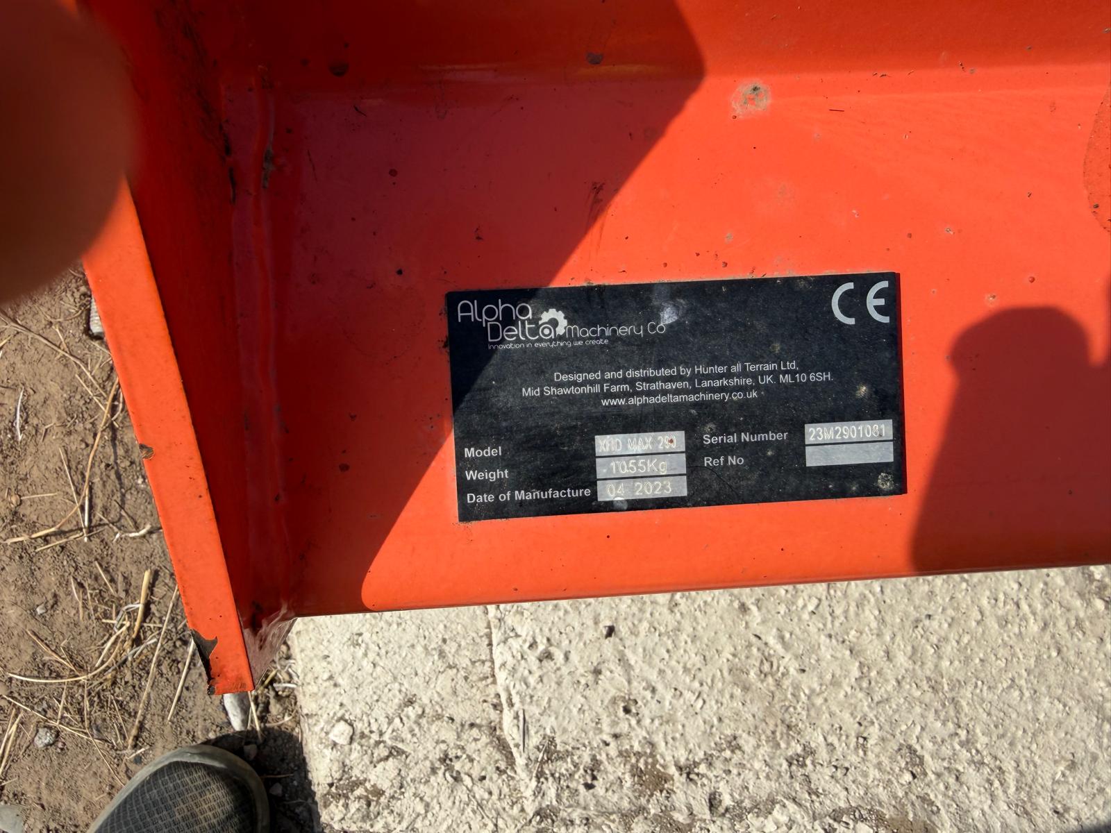 2023 ALPHA DELTA MACHINERY XHD+ 290 MAX HEAVY-DUTY TRACTOR FLAIL MOWER. - Image 5