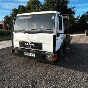 MAN 8.153 20FT FLATBED DROPSIDE LORRY TRUCK WAGON
