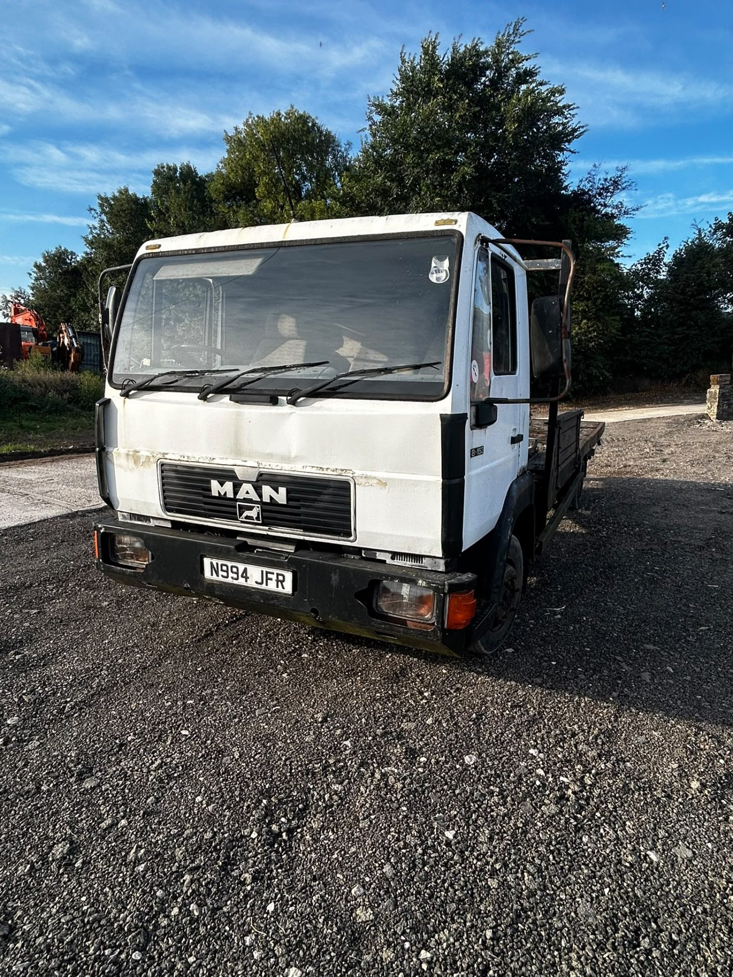 MAN 8.153 20FT FLATBED DROPSIDE LORRY TRUCK WAGON