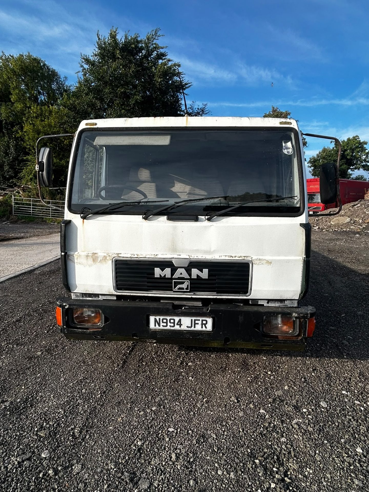 MAN 8.153 20FT FLATBED DROPSIDE LORRY TRUCK WAGON - Image 3