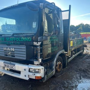 2008 MAN 7.5 TON FLATBED SCAFFOLDING DROPSIDE LORRY TRUCK