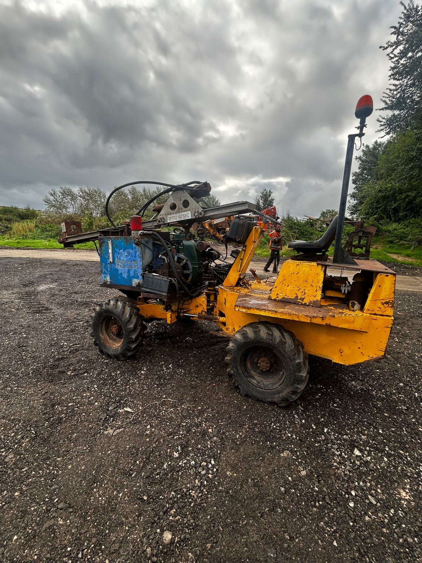 BENFORD 4 WHEEL DRIVE DUMPER MOLE DD2 PIPE DRILLING WATER PIPE BORING DRAIN RIG - Image 10
