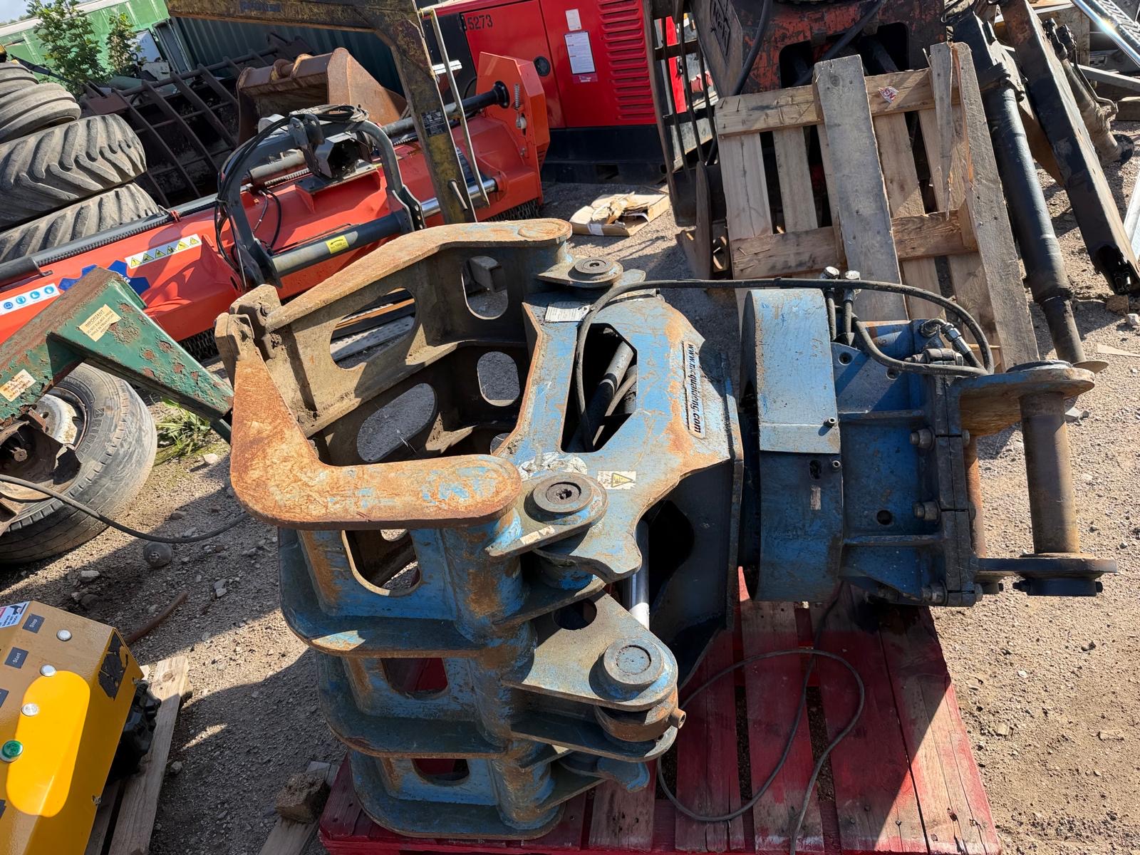 SELECTOR GRAB GRAPPLE 65MM PINS JCB DOOSAN HITACHI HYUNDAI 800MM - Image 10