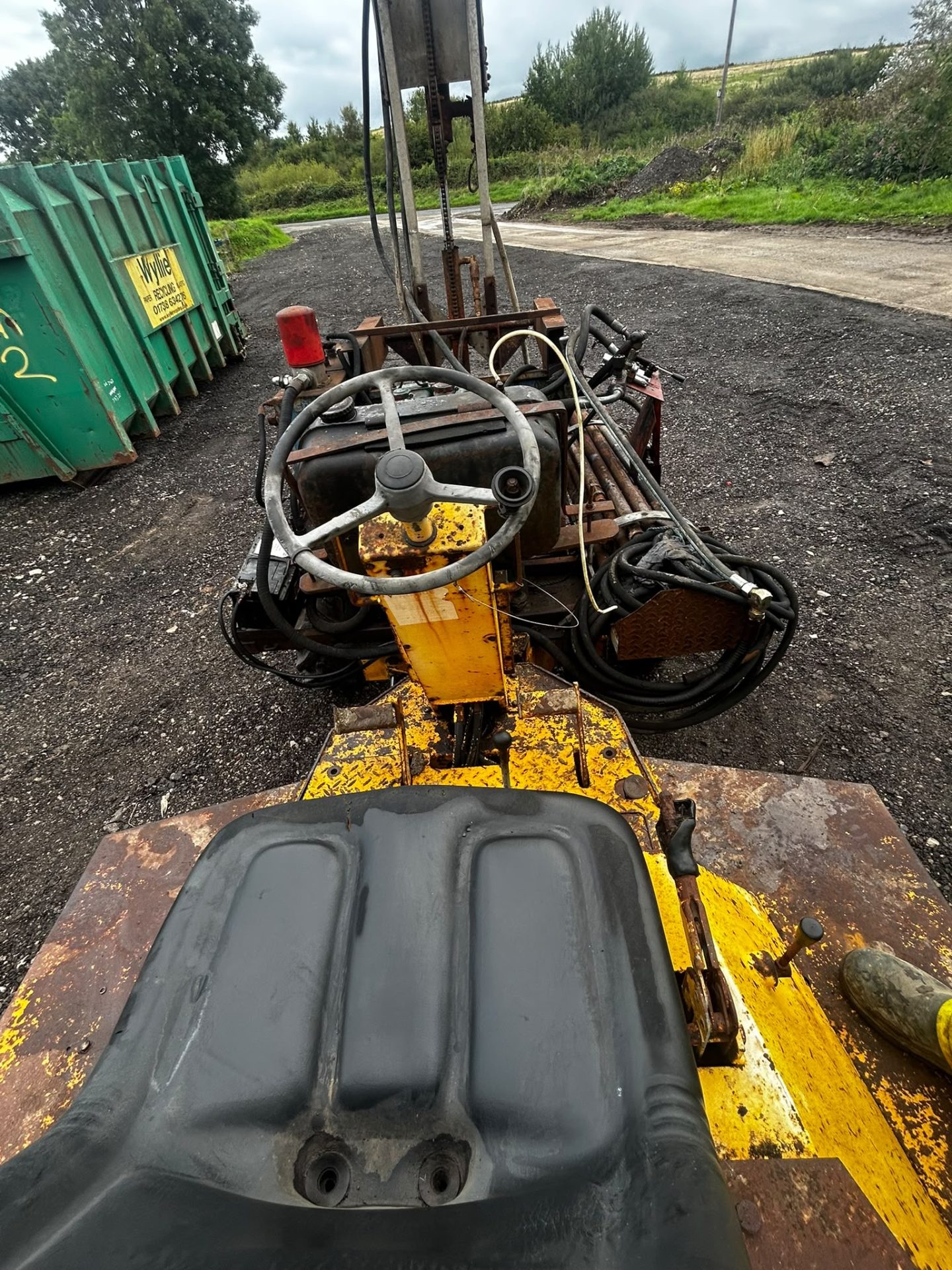 BENFORD 4 WHEEL DRIVE DUMPER MOLE DD2 PIPE DRILLING WATER PIPE BORING DRAIN RIG - Image 8