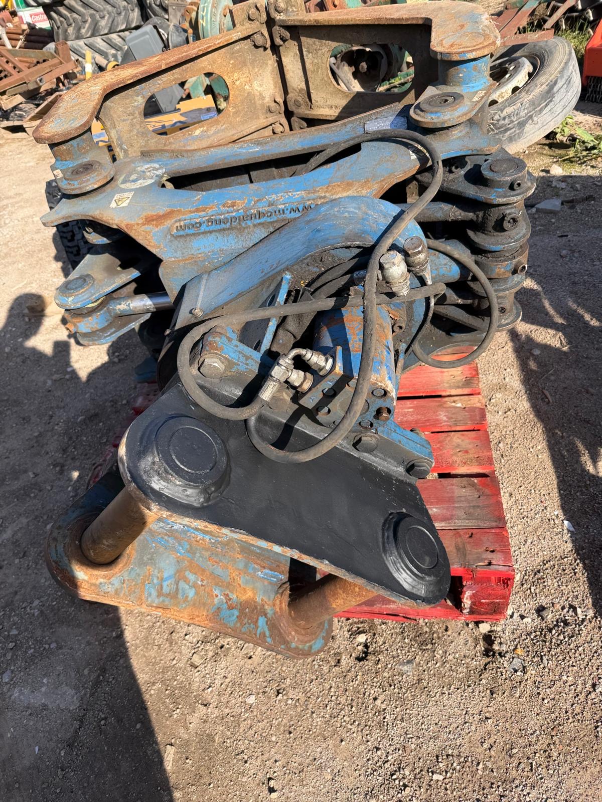 SELECTOR GRAB GRAPPLE 65MM PINS JCB DOOSAN HITACHI HYUNDAI 800MM - Image 6