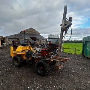 BENFORD 4 WHEEL DRIVE DUMPER MOLE DD2 PIPE DRILLING WATER PIPE BORING DRAIN RIG