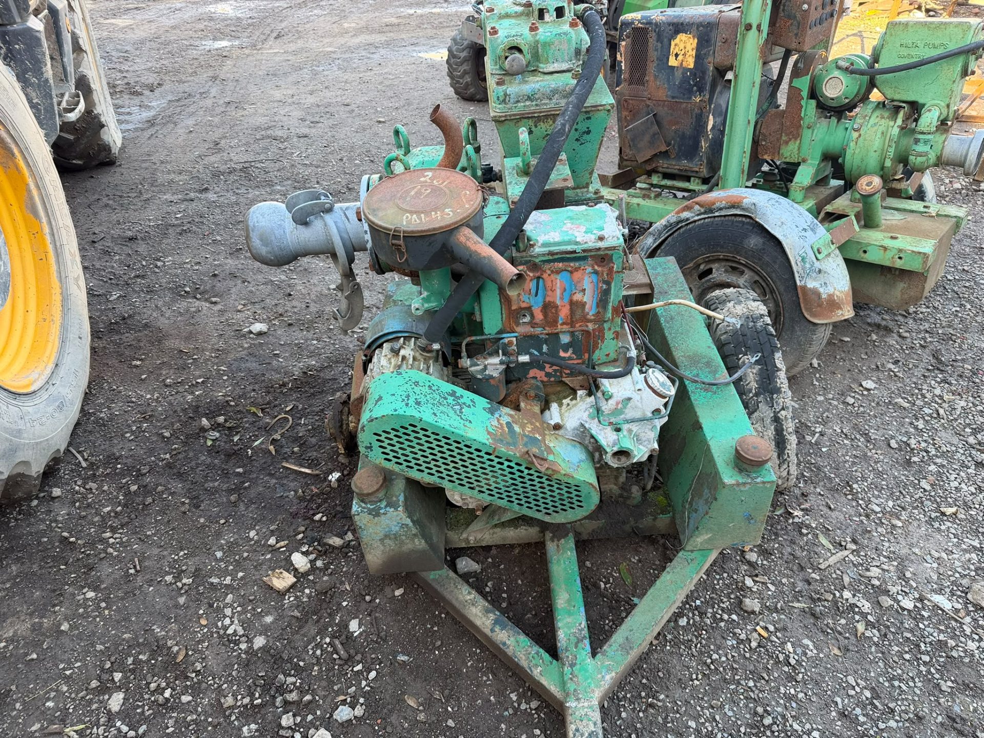 2 X DIESEL WATER PUMPS LISTER ENGINE SPARES REPAIR JOB LOT INDUSTRIAL