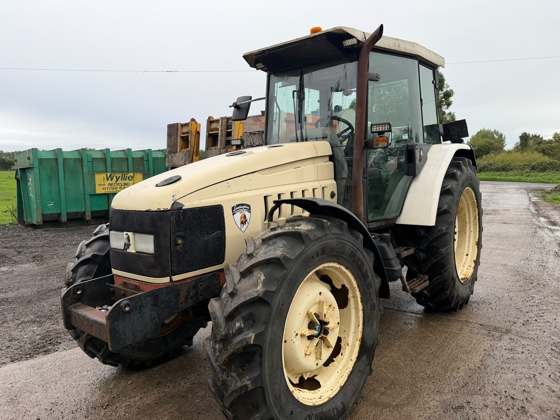 1997 LAMBORGHINI PREMIUM 1060 4WD FARM AGRICULTURAL DIESEL TRACTOR 7,500 HOURS - Image 2
