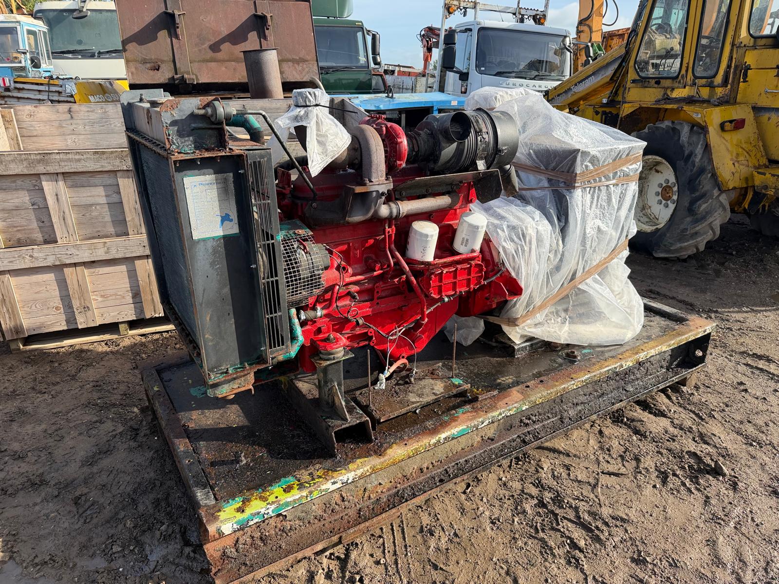 100 KVA IVECO 5.9L 6 CYLINDER TURBO DIESEL GENERATOR GENSET POWER UNIT